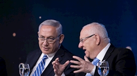 ריבלין נתניהו, צילום: יונתן זינדל פלאש 90